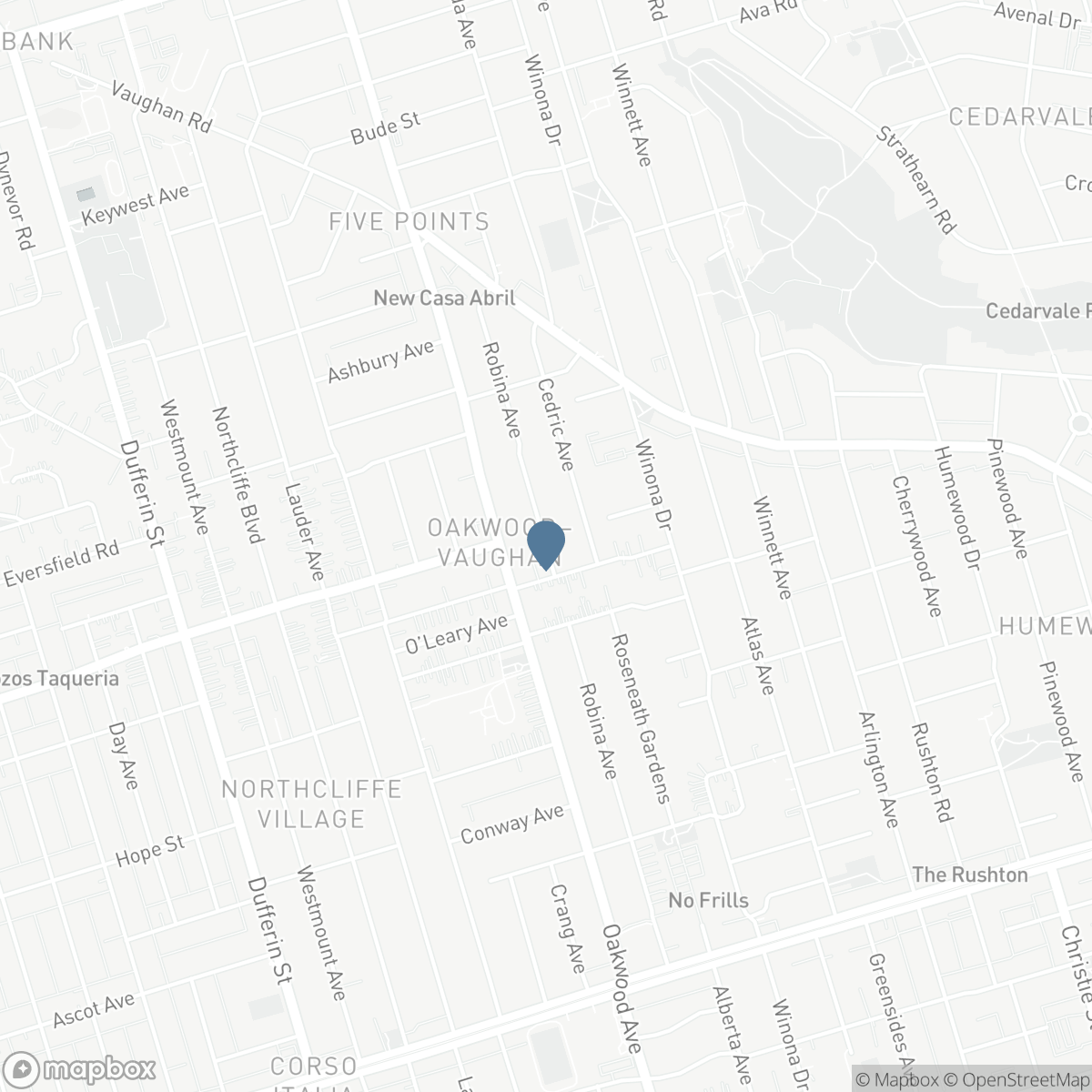 207 ROBINA AVENUE, Toronto, Ontario M6C 3Y9
